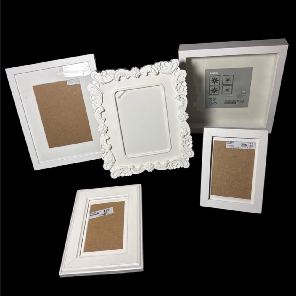 IKEA Lot Of 5 CottageCore Frames Ribba Karsholm Photo Picture Bundle Collage Min